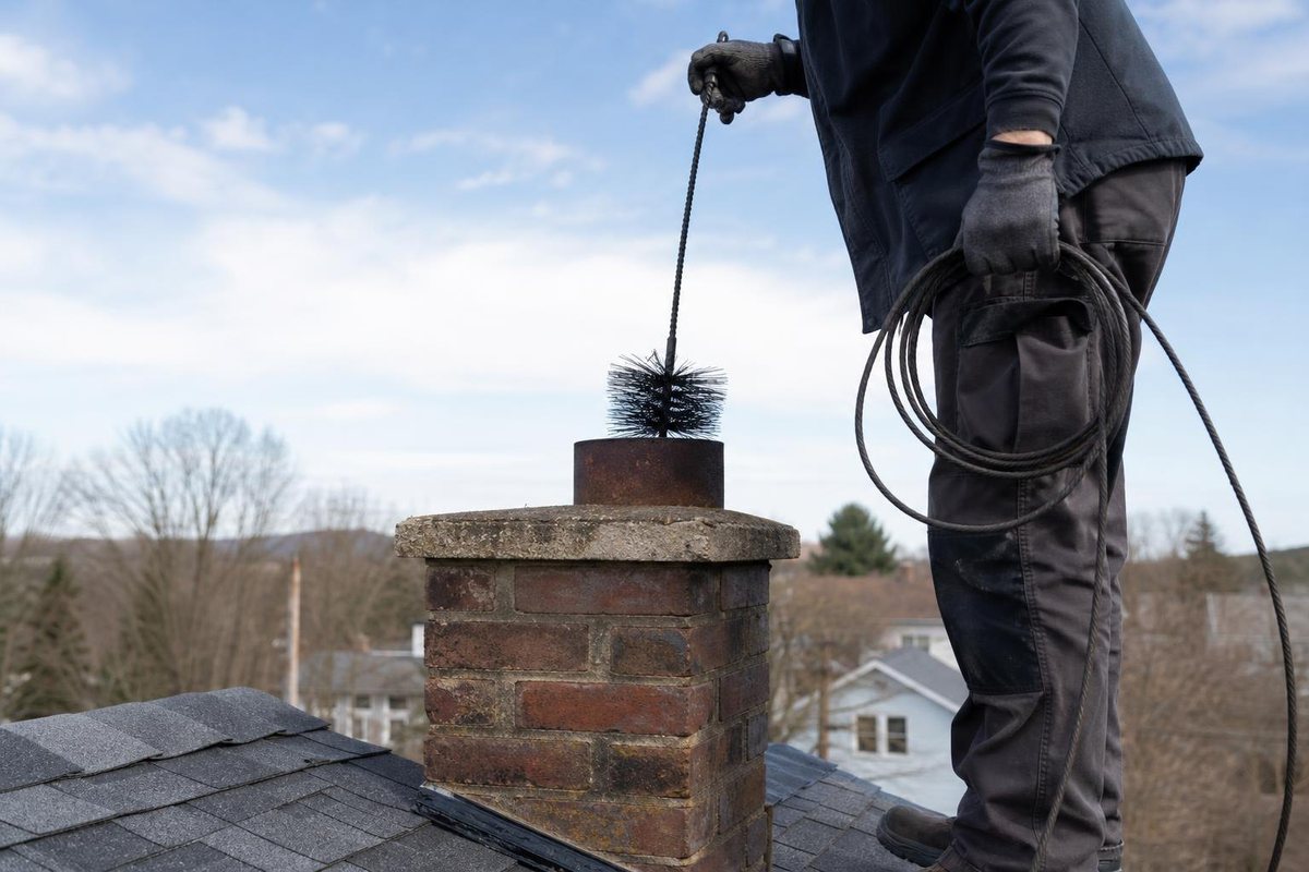 Stock photo: On the roof